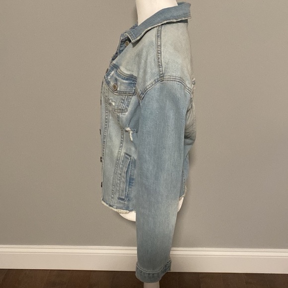 Hollister Co. Denim Jean Jacket Women‎ S Small - Picture 4 of 7